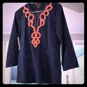 Lilly Pulitzer Blue Tunic Size XS